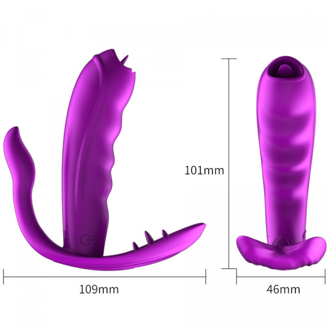 wibrator do majtek i łechtaczki ogrzewany pilot